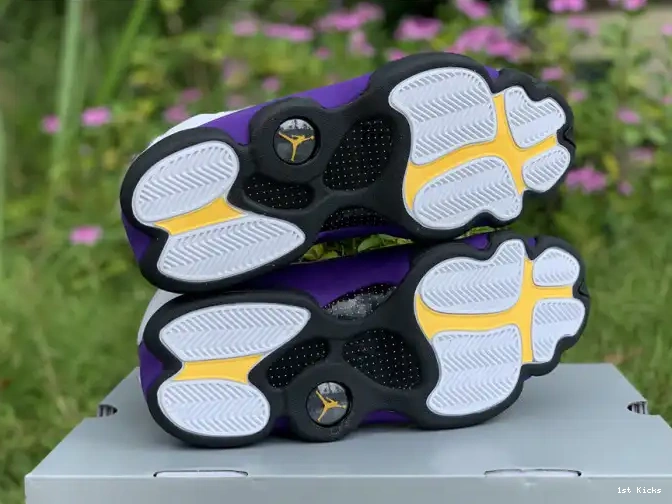 1st Kicks Air Jordan 13 Lakers 414571-105 0622